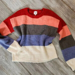 Freshman 1996 Super Soft Striped Sweater